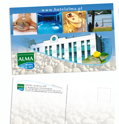 pocztówki Alma Spa