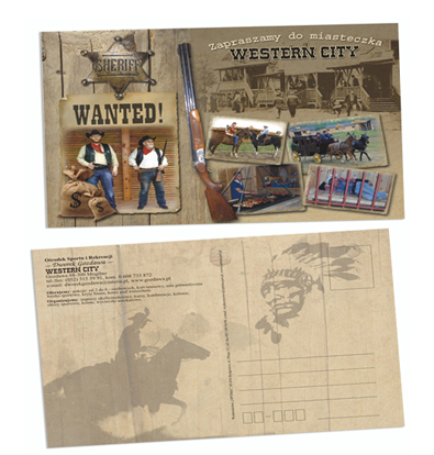 pocztówki Western City
